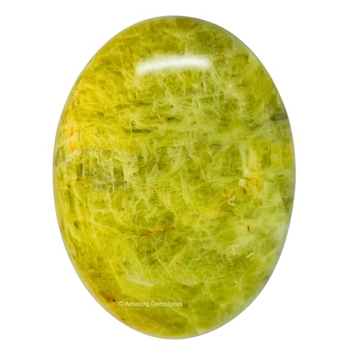 Image of Amazing Gemstone Yellow Aquamarine Crystals and Healing Stones - Large Palm Stone Crystals Piedra - Crystal for Good Luck, Positive Energy, Meditation - Unique Stocking Stuffers, Gifts for Women, Men