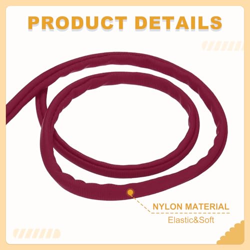 Cordón elástico plano de elastano y nailon para mercería y costura de ropa 4