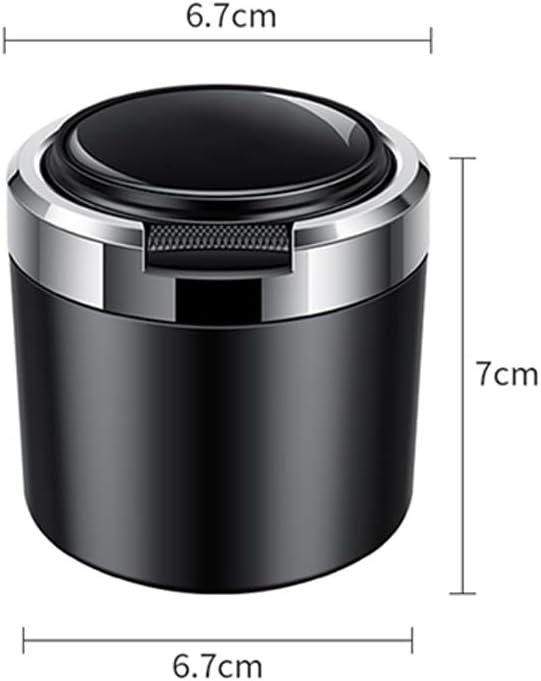 Car Ashtray for Smart #1#3#5 Multifunctional Portable Trash Can Dustproof Ashtray Smokeless Cigarette Holder Interior Accessories,Blue-6.7 * 7cm