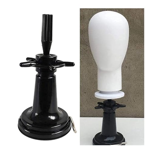 Support de tête de mannequin stable à ventouse supérieure pour perruque - 4