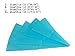 4 Sizes Silicone Pastry Bag, Reusable Icing Piping Bag Frosting Bag Baking Cake Decorating Bag-Blue color(12
