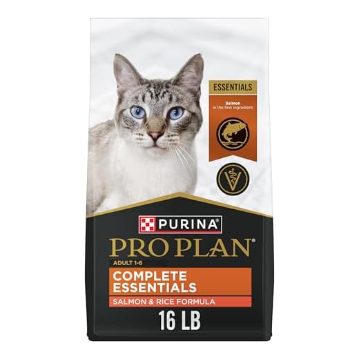 Purina Pro Plan High Protein Cat Food With Probiotics for Cats, Salmon and Rice Formula - 16 lb. Bag