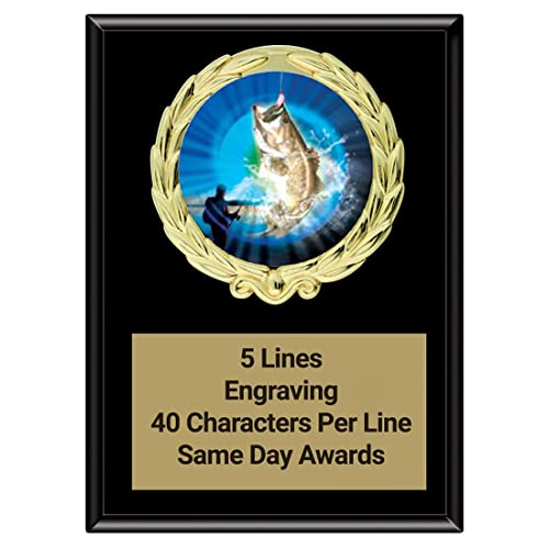 Same Day Awards Magic Fishing Plaque (6
