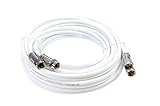 El paquete incluye 1 cable preconectado de 2 metros y 2 conectores F en línea para la opción de extender un cable existente. Todo lo que necesitas para proporcionar una instalación limpia y profesional directamente fuera de la caja