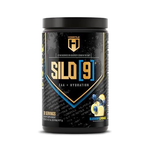 HOSSTILE SILO[9] Essential Amino Acids, EAA & BCAA Powder, Electr...