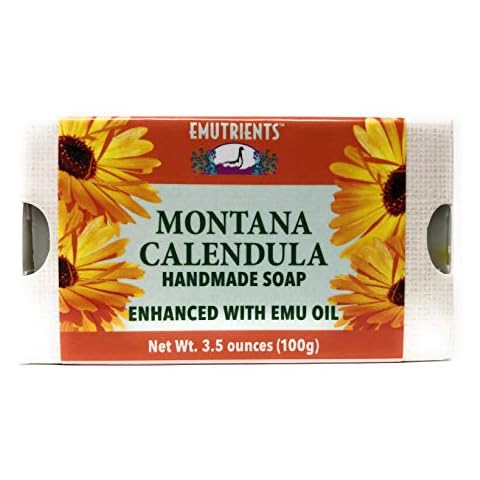 Montana Emu Ranch - Montana Calendula Handmade Soap 3.5 Ounce Bar Cover