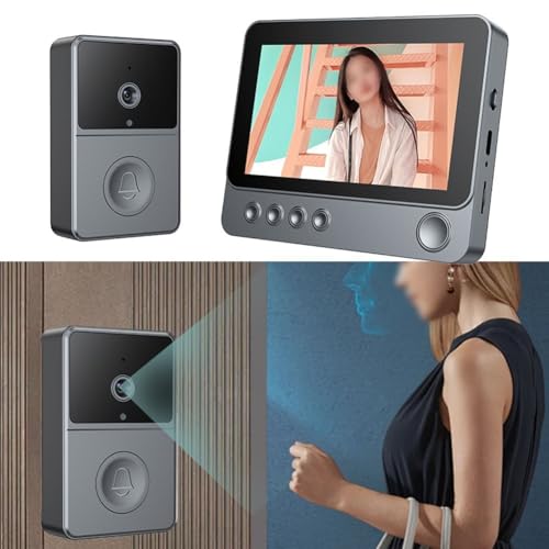 El timbre de video inalámbrico dúplex se comunica de forma segura a través de una interfaz de pantalla de 4 3 pulgadas - imagen 2