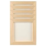 Cadre photo : ces cadres photo vierges en argile à faire soi-même sont fabriqués en bois de haute qualité, ce qui les rend pratiques et idéaux pour les activités manuelles avec des enfants