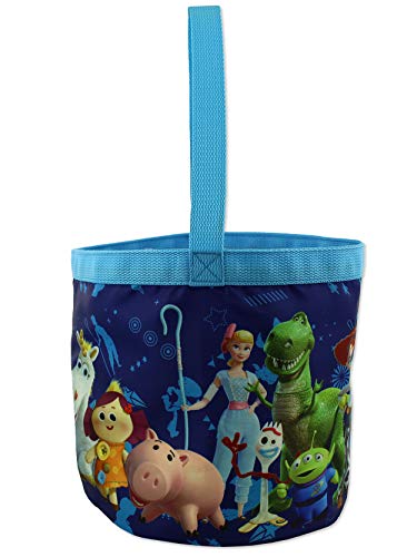 Disney Toy Story 4 Boys Girls Collapsible Nylon Gift Basket Bucket Tote Bag (One Size, Toy Story 4) - Thumbnail 3