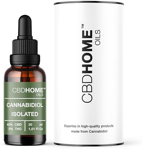 CBD HOME Oils - Aceite con CBD Aislado al 40% - 30 ml - Fórmula c...