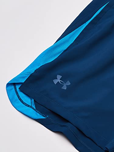 Under Armour Mens Launch Stretch Woven 5-Inch Shorts, (437) Petrol Blue Capri Reflective, Medium Us #TOP1