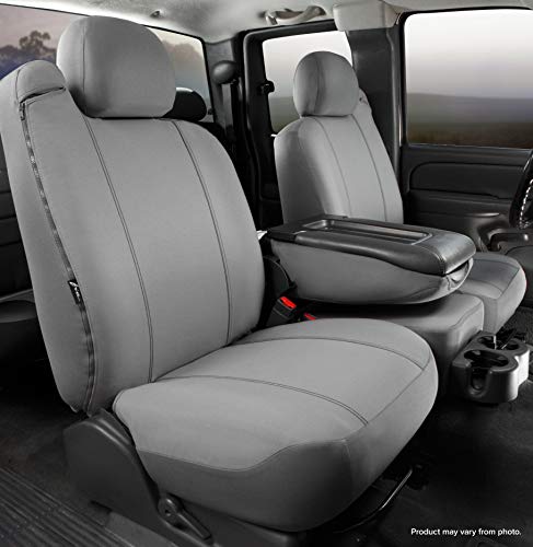 Fia Sp88-16 Gray Custom Fit Front Seat Cover Split Seat 40/20/40 - Poly-Cotton, (Gray) #TOP2
