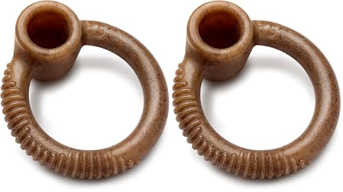 Image of Benebone Ring Durable Dog Chew Toy for Aggressive Chewers, Real Bacon, Made in USA, Small (Pack of 2)