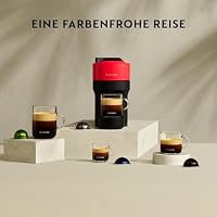 Nespresso Krups Vertuo Pop Kaffeekapselmaschine, Kapazität: 560 ml, automatische Kapselerkennung, One-Touch-System, 4 Tassengrößen, verkürzte Aufheizzeit, nachhaltig, Spicy Red, XN9205 – Ansicht 6