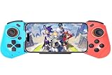 Controller di gioco wireless per iPhone, Megadream MFi Mobile Bluetooth Gamepad Joystick per iOS/Android, compatibile con iPhone 14, 13, 12, Samsung Galaxy, Nokia, OPPO Direct Play (blu+rosso)