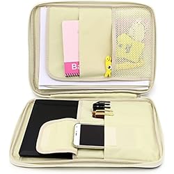 ABOOFAN Estuche De Almacenamiento De Negocios Maletín Con Cremallera Organizador De Cartera Archivador De Negocios Bolsa De Documentos A4 Estante De Archivos Informal Para Hombres Y