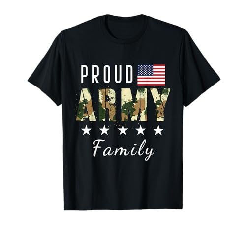 Army Graduation Proud Military Family Mom Dad Brother Sister T-Shirt
