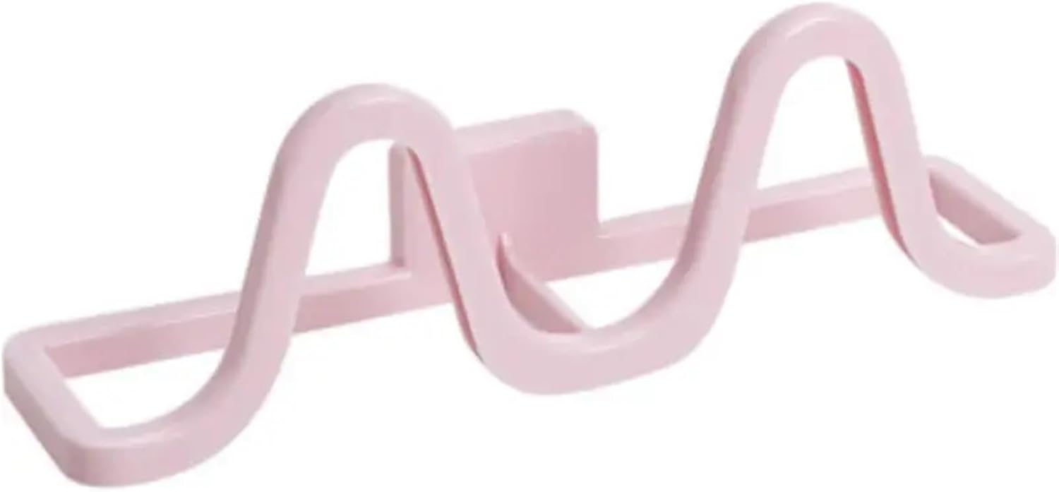 Wall-Mounted Slipper Rack Organisers，Slipper Holde 4 Pcs Shoe Rack Bathroom Home Shoe Organizer Space Saving Slippers Hanger For Shoes(Pink)