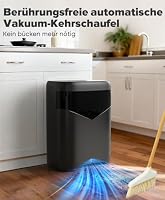 LyriFine Berührungslose Automatische Kehrschaufel, 20 kPa Saugkraft Staubsauger für Salons, Tierhaare, Lebensmittel, 6L Staubbehälter Mülleimer mit Infrarot-Sensor, 2 Modi Elektrische Vakuum Kanister – Ansicht 2