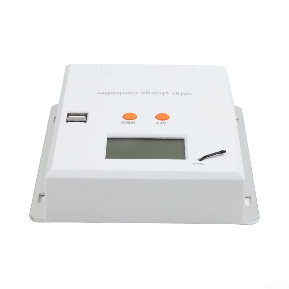MPPT Regulador de carga solar 20 A pantalla LCD Aluminio Aluminio MPPT