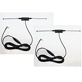 【互換品 ／ MCX-P端子（オス） 2個セット】 高感度ブースター内蔵 吸盤タイプ ワンセグ／フルセグTVアンテナ MCX-P端子（オス）　(品番 F-16-2 ） ワンセグ用フィルムアンテナ代用品 Movaics モバイクス ユピテル(YUPITERU)　YERA(イエラ)