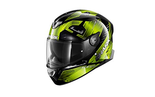 Shark Nc Casco Per Moto, Hombre, Negro Amarillo, Xs Shark Nc Casco Per Moto, Hombre, Negro Amarillo, Xs