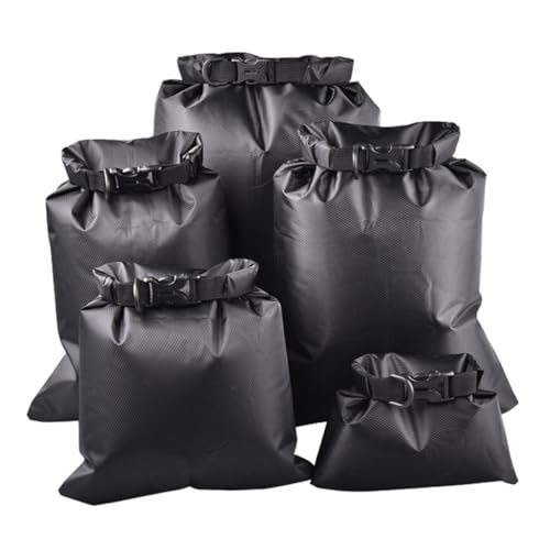 Rafting et kayak sac étanche résistant à eau kit de rangement portable 5 pièces