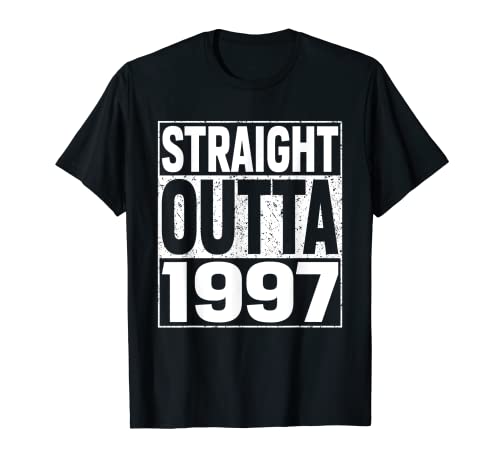 Straight Outta 1997 26th Birthday Gifts Vintage 26 Years Old Maglietta
