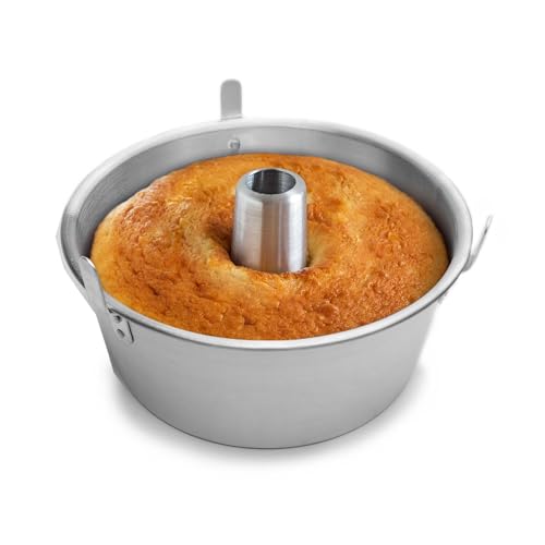 Fox Run Angel Food Cake Pan with Removable Bottom, Aluminum, 9.75" Tube Cake Pan by Fox Run - Used condition - US$23.81