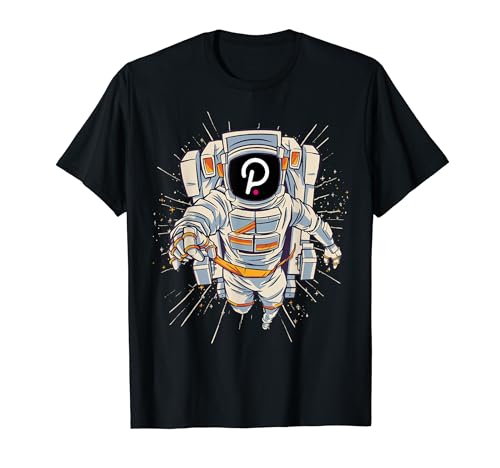 Polkadot Crypto Tee, Astronauta de Polkadot a Luna Camiseta