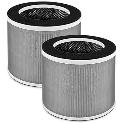 Mllecary HPA120& HPA125 Replacement Filter O, Compatible with Honeywell HPA120, HPA125 Air Purifier, Part Number HRFO1, 2 Pack
