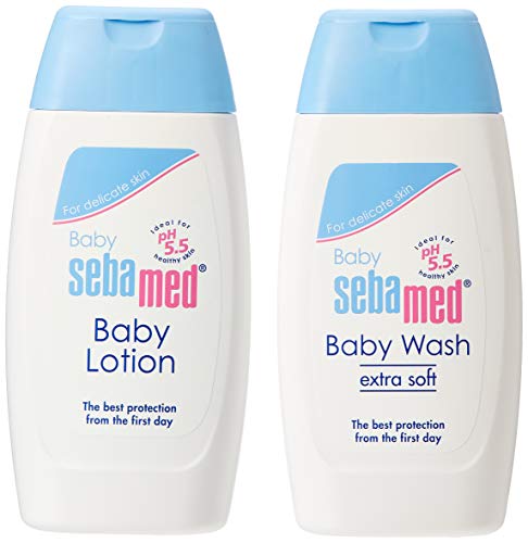Sebamed Baby Wash and Baby Lotion Pack of 2