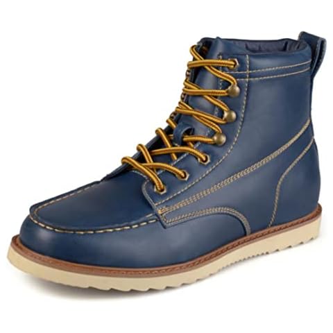 Vance Mens Wyatt Tru Comfort Foam Lace-up Moc Toe Ankle Boot Cover