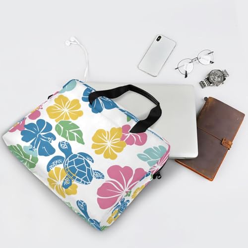 Funda para portátil Hawaiian Hibiscus Seaturtle 13-15.6 in miniatura 7
