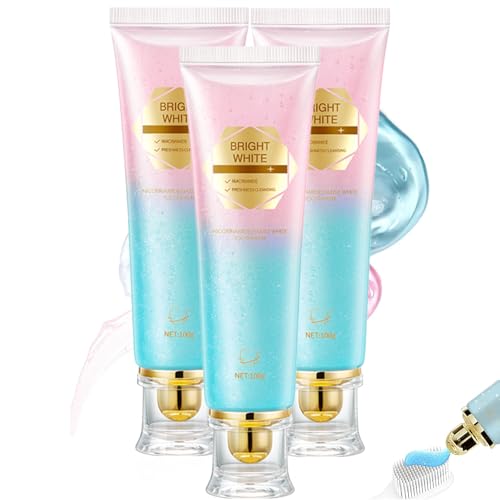 Nicotinamide Whitening Toothpaste, Niacinamide Toothpaste-100g, Teeth Whitening Toothpaste, Complete CareToothpaste, Remove Stain and Deep Clean, Fresh Breath Bright Tooth (3)