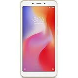 Xiaomi Redmi 6 - 64GB + 3GB RAM, Dual Camera, Dual SIM GSM Factory Unlocked Smartphone - International Global 4G LTE Version - No Warranty (Gold)