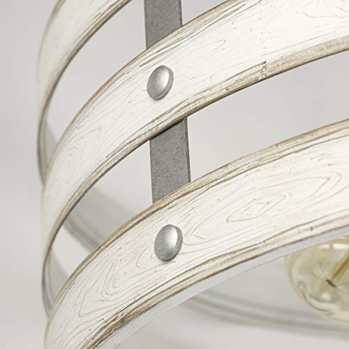 Gulliver Collection 4-Light Coastal Pendant Light Galvanized - Image 2