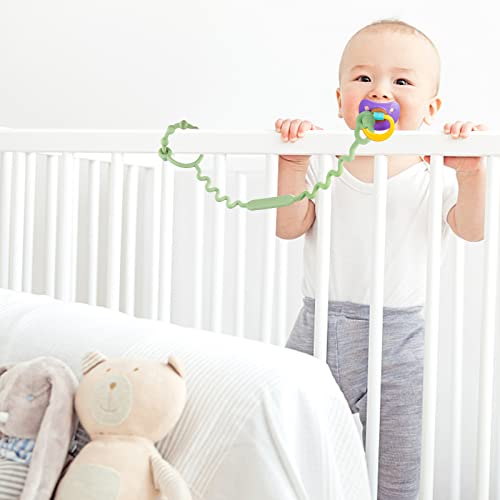 Toy Safety Straps For Baby - 5 Pack Silicone Adjustable Stroller Straps, Baby Teether Toys And Sippy Cup Holder Straps For Strollers, High Chair, Car Seat, Bpa Free, Multi Colors #TOP2