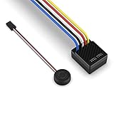 BEC incorporado con funciones de salida ajustables, emite una corriente continua de hasta 3 A y soporta 5 V a 7,5 V con un ajuste de 0,1 V a través de la aplicación ISD Go. Compatible con varias aplicaciones RC de alto rendimiento y servos de alto voltaje.