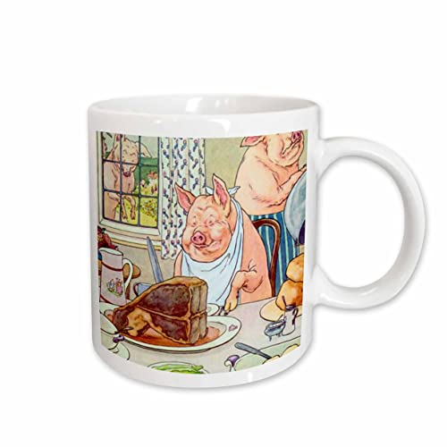 3dRose Dinner AT The Pig House 11oz Mug