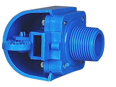 Miraco A521 12 Gallons/Min 40-80 PSI Globe Valve, Gray Rubber Body, 2 Ports, Watering System Valve