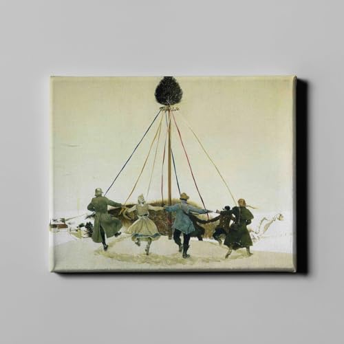 Andrew Wyeth Snow Hill toile de galerie extra large pour salon