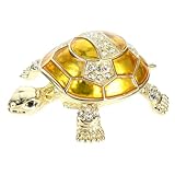 Finition élégante : le design extérieur est à la fois chic et élégant, idéal pour rehausser la décoration de n'importe quelle pièce, contenant à bijoux, décoration de tortue