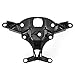 XMT-MOTO Black Upper Front Fairing Stay Headlight Bracket For YAMAHA YZF R1 2007-2008(1 PCS,Black)