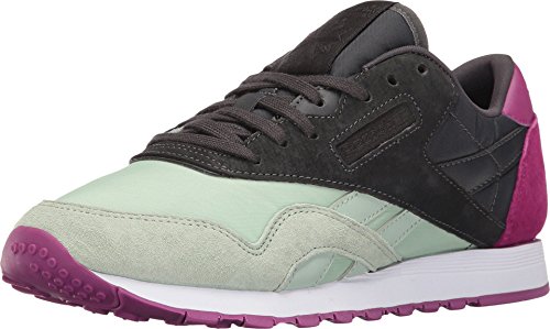 Image of Reebok Classic Leather Nylon Cb (SAGE Mist /Coal /Fierce FUC) Women's Shoes BD1276