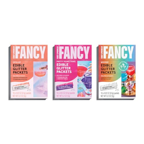 Fancy Sprinkles MVP Set Edible Glitter Packets