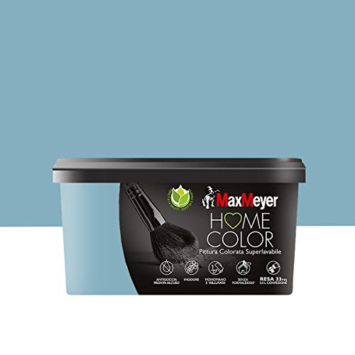 MAXMEYER 165313F500015 Pittura Colorata Superlavabile, Lago, 2.5 L