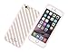Kate Spade Flexible Hardshell Case for Iphone 6/6s - Rose Gold Diagonal Stripe