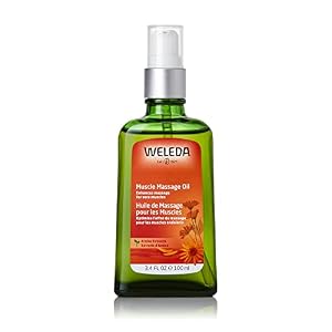 Weleda Arnica Muscle Massage Oil, 3.4 Fluid Ounce, Plant Rich Massage Oil with Arnica, Birch, Sunflower and Olive Oils