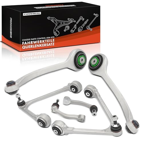 Frankberg 6x Control Arm Suspension Arm Set Front Compatible with XJ J12 J24 X35 X351 Replace# C2C39468 C2D2475